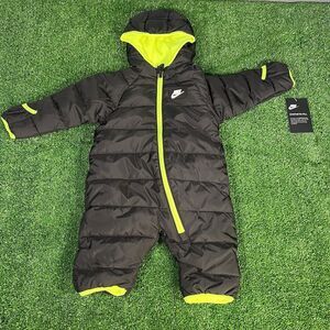 Nike Fleece Lined Snowsuit One Piece Boys Kids Infant Size 3 Months